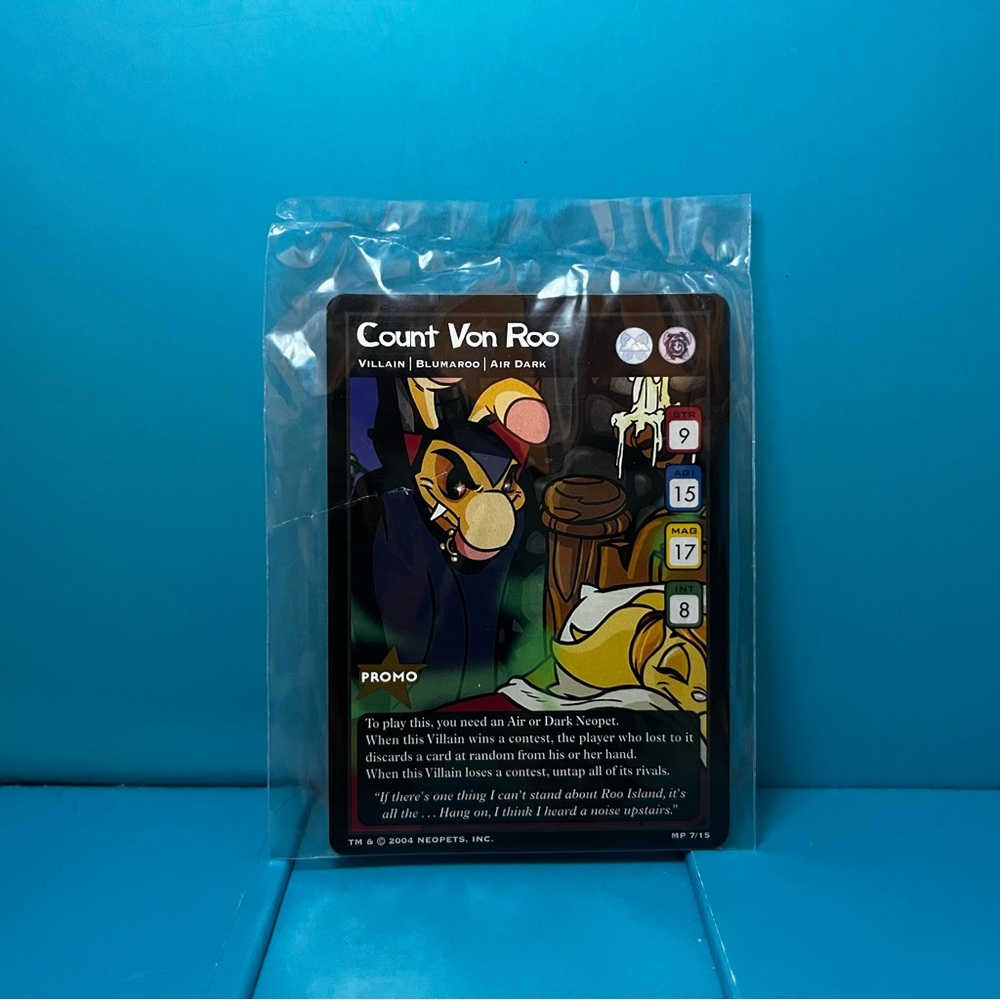 McDonald’s Neopets TCG Count Von Roo Promo 7/15 - 2004